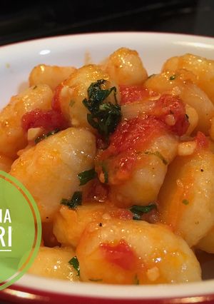 Una foto de Ñoquis Pomodoro #lacocinadegiri