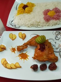 عکسی از دستور زرشک پلو با مرغ