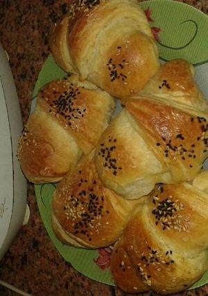صورة لوصفة كرواسون بدسم اقل