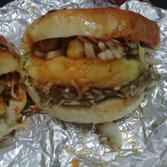 A picture of Pav sandwich with a twist.