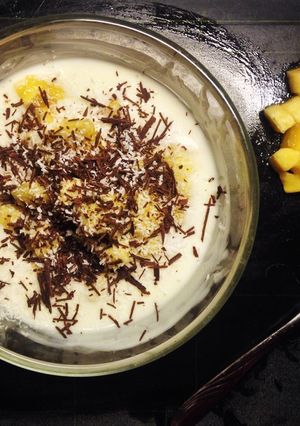 Hình của món Sữa chua chuối.