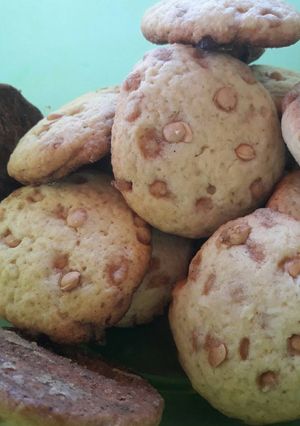 Una foto de Galletitas con chips de chocolate...Riquísimas!!