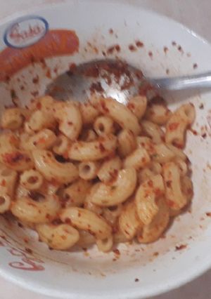 Foto resep Makaroni basah pedas nampol
