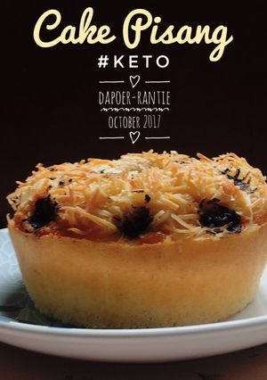 Foto resep Bolu Pisang Coklat Keju #keto ala Rantie