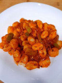 Una foto de Gnocchi de ajillos tiernos