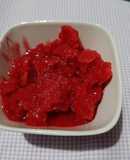 Helado de frambuesa