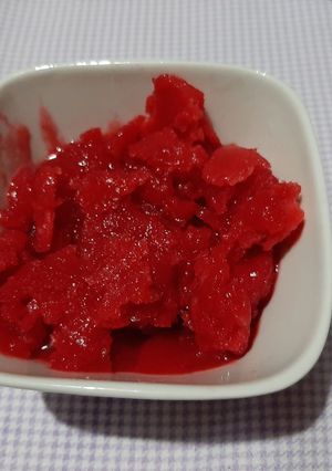 Una foto de Helado de frambuesa