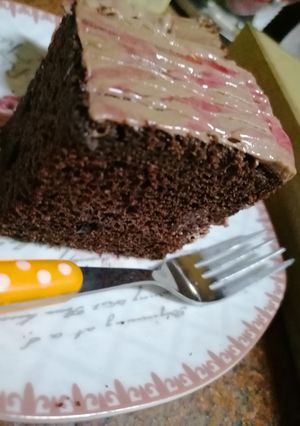 صورة لوصفة كيك الماء الساخن 😋