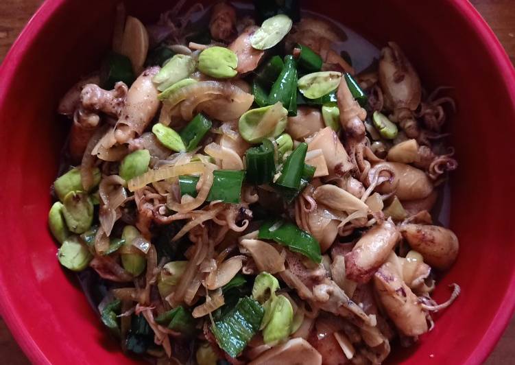 Resep Tumis cumi asin Lezat