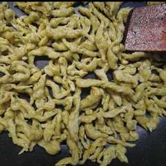 Une photo de Spätzle au reste de soupe
