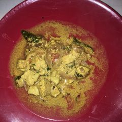 A picture of Yogurt chicken curry.