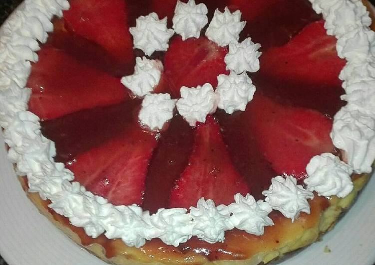 Tarta de queso con toque de limón en la olla GM g súper fácil