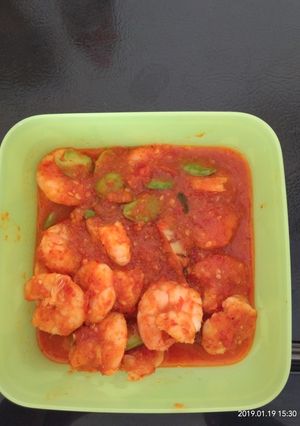 Foto resep Udang Pete Balado