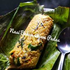 รูปของ Nasi bakar ayam pedas