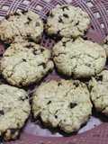 Chocochip oatmeal cookies (versi vegan)