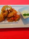 Pepite di pollo con maionese al basilico