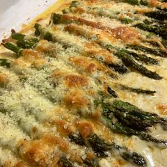 A picture of Creamed Asparagus: Keto Friendly.