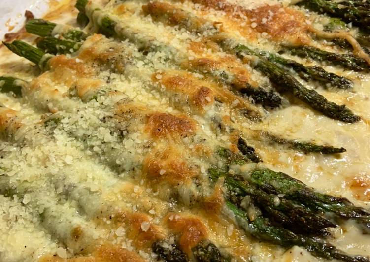 Recipe of Ultimate Creamed Asparagus: Keto Friendly