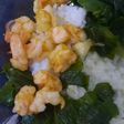Tumis udang bumbu instan