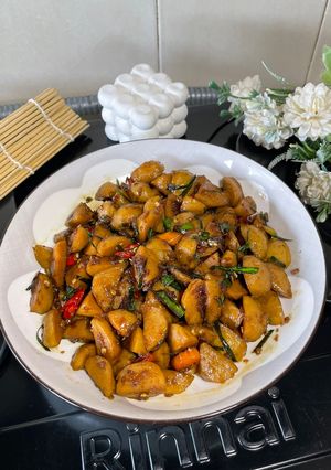 Foto resep Oseng Bakso Bawang