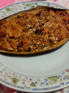 Una foto de Berenjenas rellenas