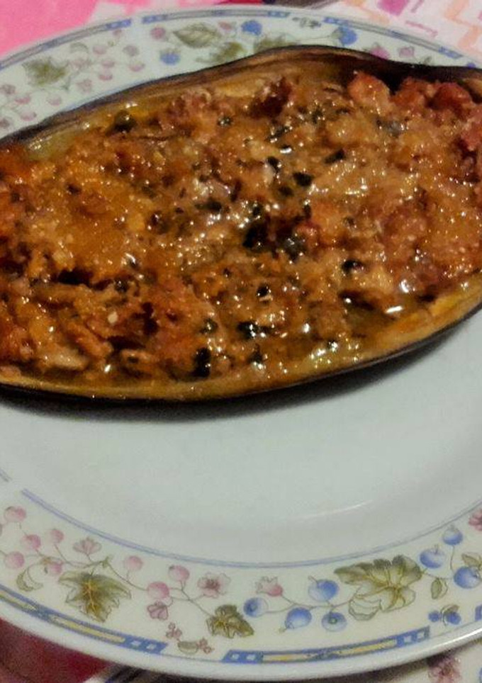 Una foto de Berenjenas rellenas