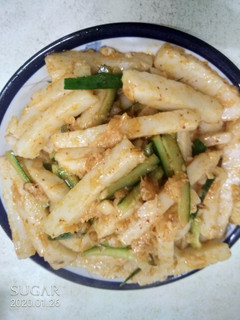 韓式泡菜炒蘿蔔糕 的食譜成品照片