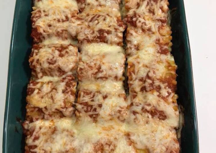 Easiest Way to Prepare Perfect Stuffed Lasagna Rolls