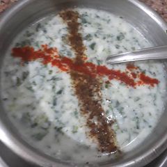 A picture of Bhathue ka Raita.