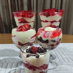 A picture of Stawberry and cream.