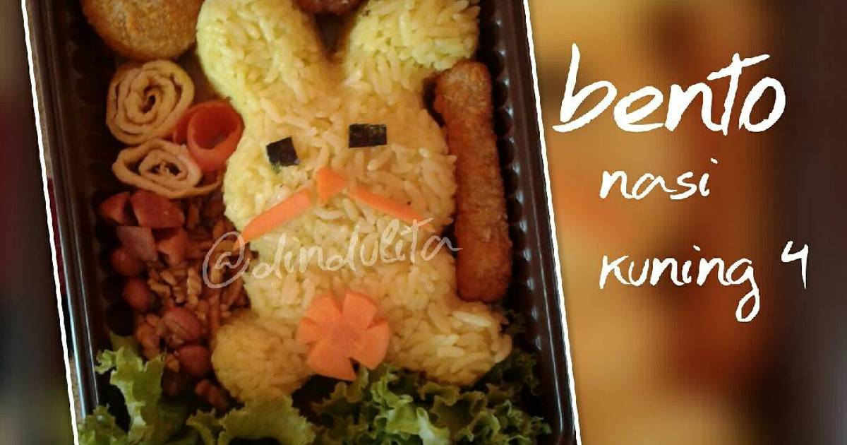 Resep Nasi Kuning Bento Kelinci oleh Dini Safitri Cookpad