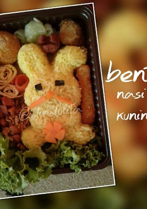 Foto resep Nasi Kuning Bento Kelinci