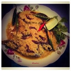 A picture of Tilapia Fish Korma-Curry.