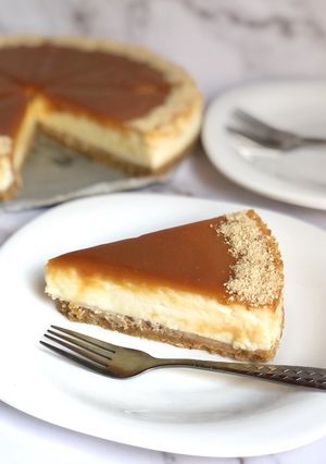 Karamellás sajttorta recept fotója