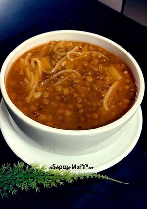 عکسی از دستور عدسی با رشته آش