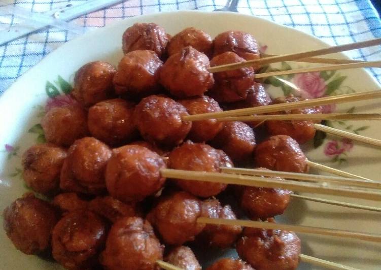 Bakso bakar simple