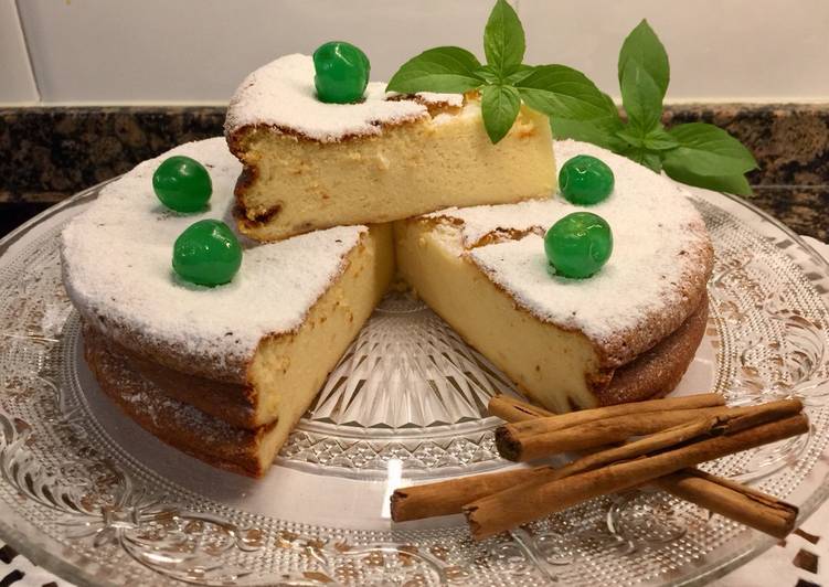 Tarta de limón y leche condensada súper esponjosa