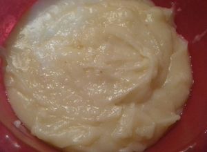 Una foto de Crema Pastelera para roscas espesa