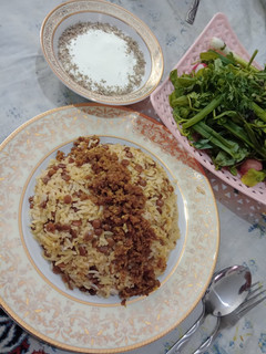 عکسی از دستور عدس پلو با گوشت