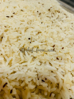 A picture of Zeera Rice.