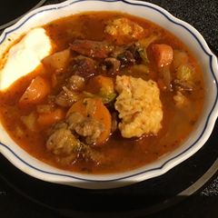 A picture of California Farm Shepherd Lamb Goulash.