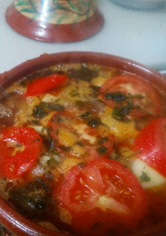Una foto de Tajine de verduras