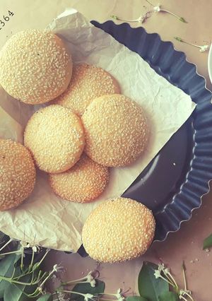 عکسی از دستور کلوچه کنجدی