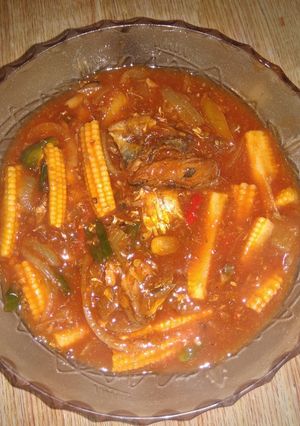 Foto resep Sarden jagung putren