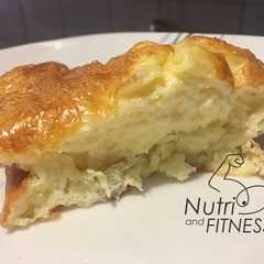 A picture of Budín de queso ketofit.