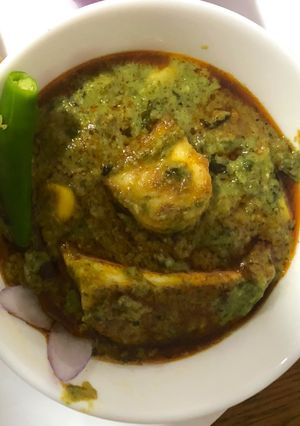 A picture of Methi palak chaman.