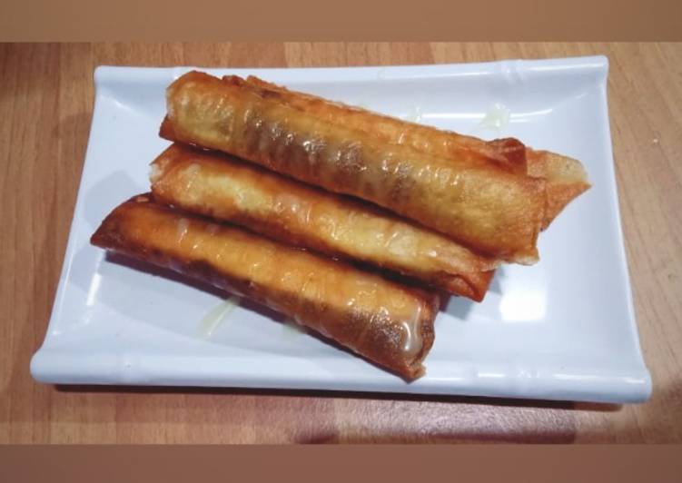 Pisang coklat mudah dan simple