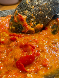 Foto resep Sambel pecel lele / Sambel pecel ayam