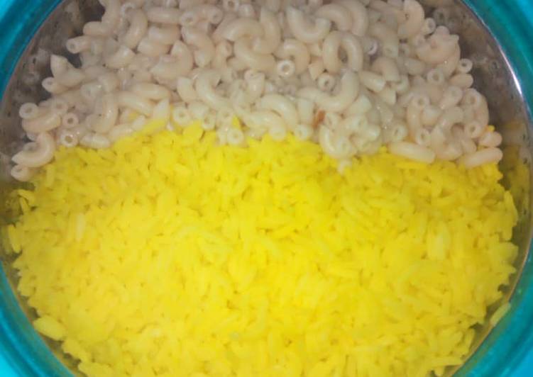 Step-by-Step Guide to Make Quick Yellow rice and makaroni
