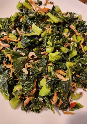 Foto resep Tumis Daun Kale